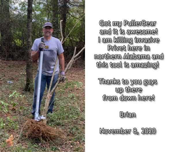 Brian - A Happy Customer of Pullerbear in Alabama, USA.